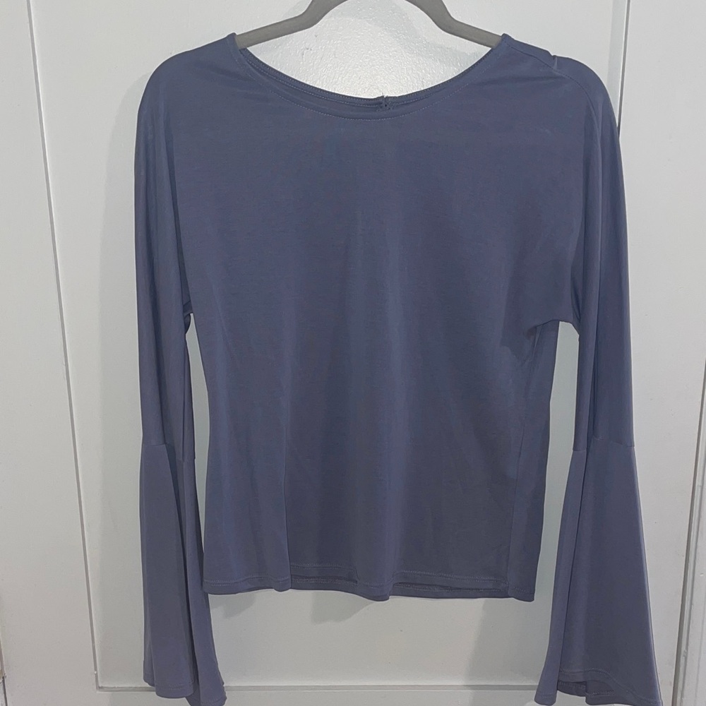 Design Lab Lord & Taylor Long Sleeve Top - Lavender